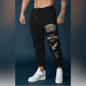 YoungLA Men’s Immortal Joggers Black Size Medium